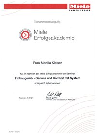 Einbaugeräte - Genuss und Komfort mit System